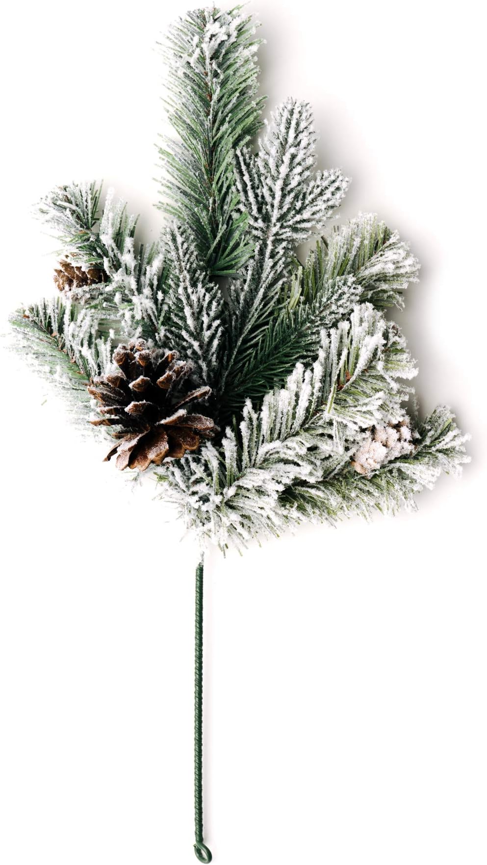 CraftMore Frosted Forest Pine Pick Set of 6