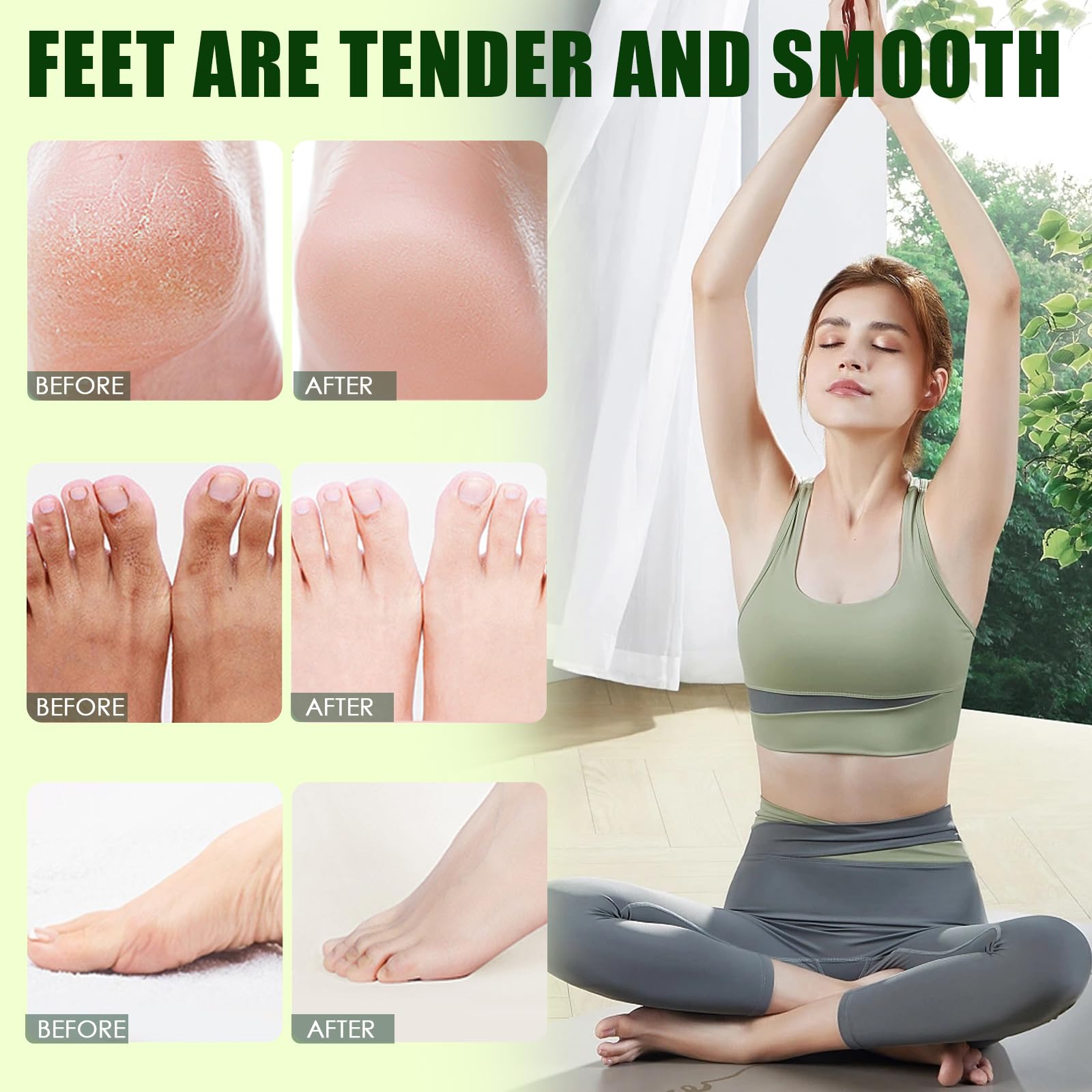 2 Paires Masque Pied Peeling, Masques Peeling Exfoliant Pied, Masques Pieds Nourrissant pour les Pieds, Chaussettes Hydratantes pour Callosités, Crevasses et Rugosités(Aloe Vera + Avocat)