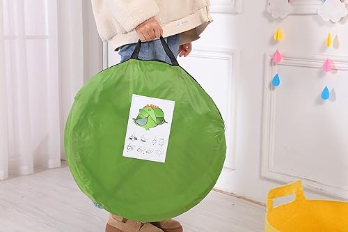 Miniatura 6 de BAODIAN Tiendas de campaña para niños  Tienda de campaña plegable para niños y niñas  Gran casa de juegos plegable diversión para interiores y