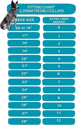Miniatura 6 de Kimberland Collars Enlaces adicionales de acero inoxidable de 0.069 pulgadas  Collar no incluido  Complementos de puntas para collar Kimberland