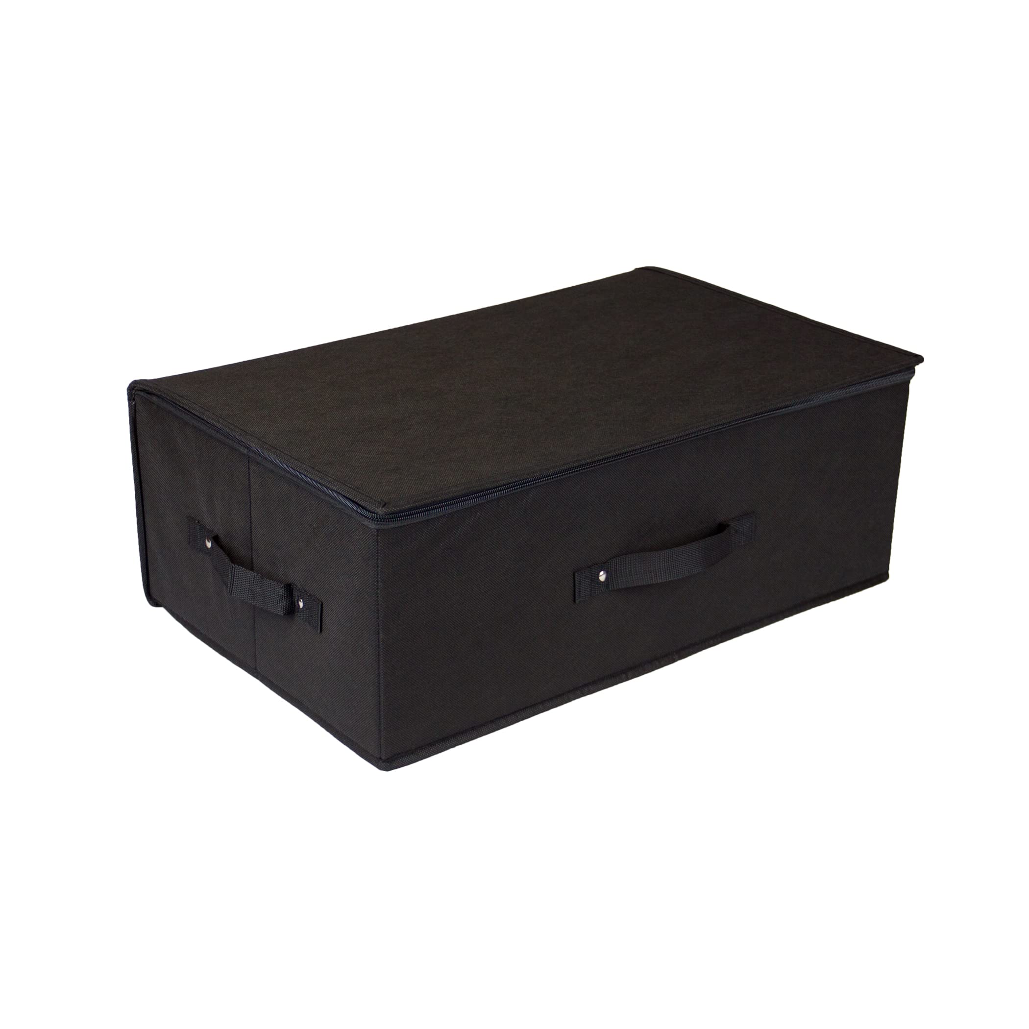 Hoesh UK – Black Medium Wedding Dress Storage Box, Under Bed with Lid & Acid Free Tissue - bridal gown storage, wedding dress box, clothes storage, under bed storage