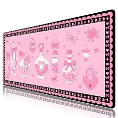 Mouse Pad Cute Cool XXL Large Desk Mat for Desk Cover Anti-Slip Big Mousepad with Stitched Edges Keyboard