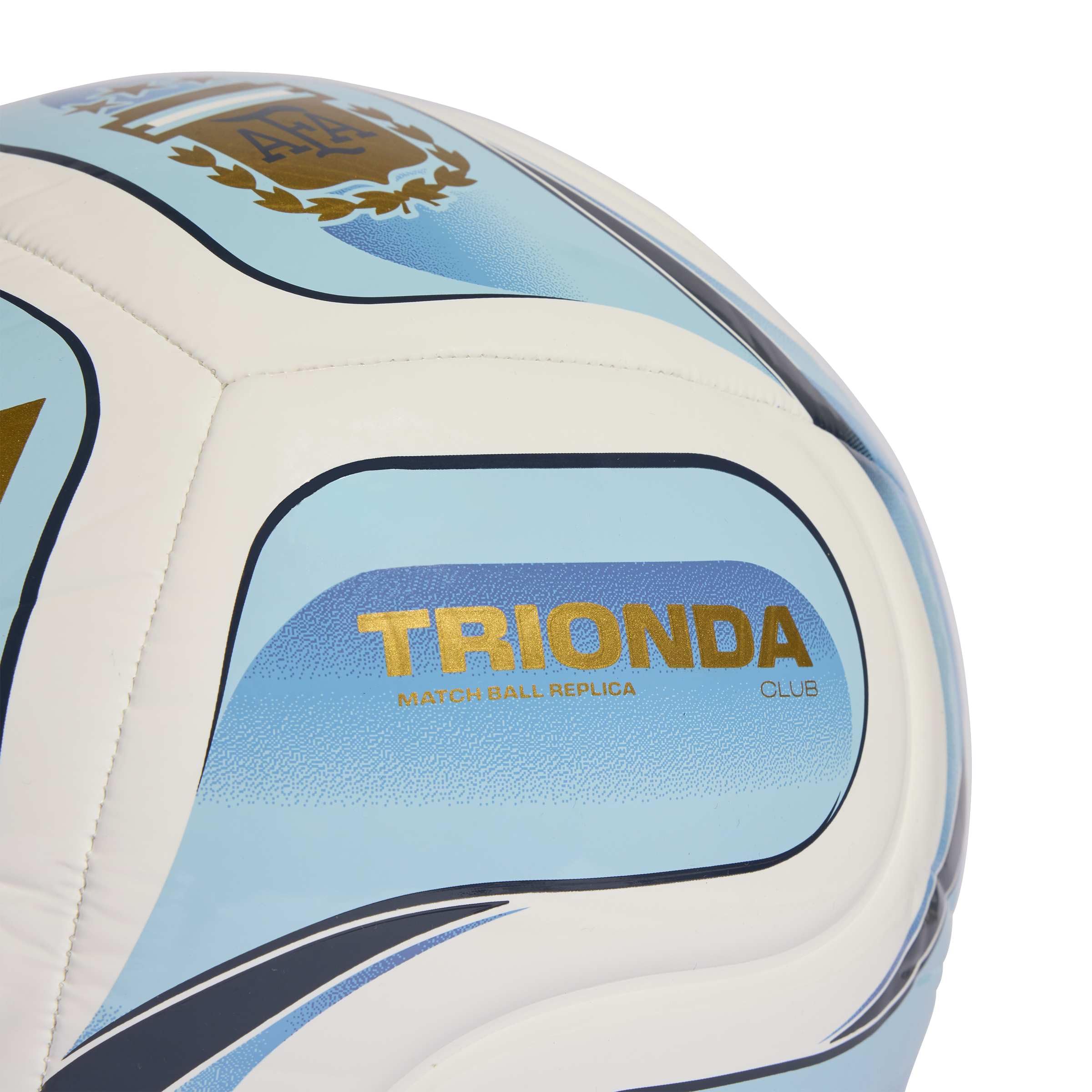 adidas Unisex-Adult FIFA World Cup 26 AFA Argentina Club Home Soccer Ball, White/Icey Blue/Light Blue, 5 - 3