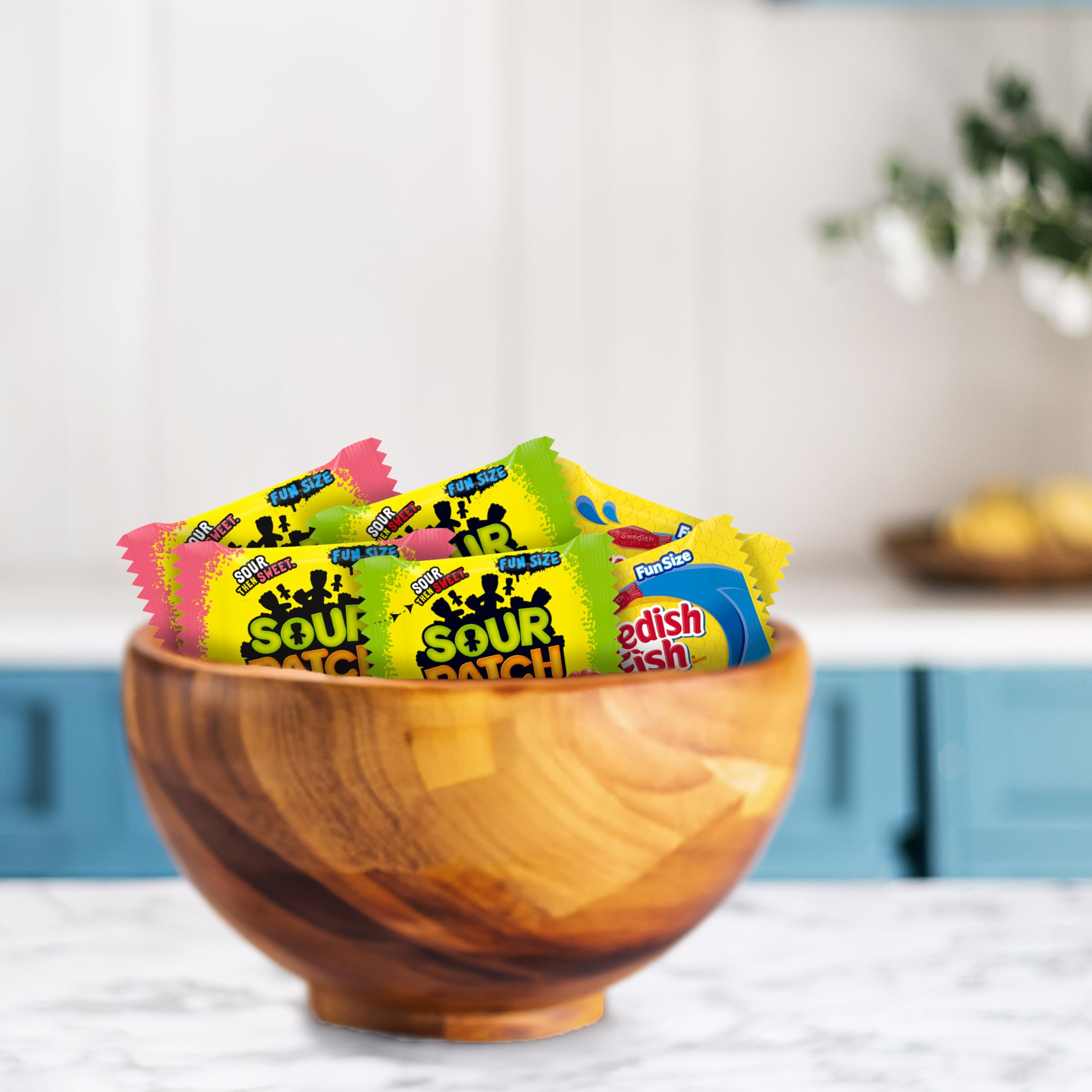 SOUR PATCH KIDS and SWEDISH FISH Mini Soft Chewy Candy Variety Pack Bulk Candy 80 Treat-Size Snack Packs — view 6