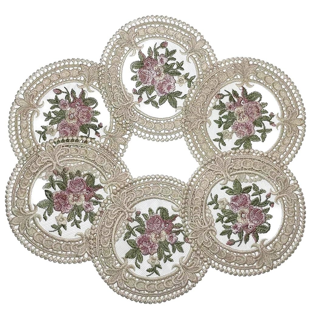 Dessous de Verre à Repasser en Dentelle Vintage Idée Cadeau Table