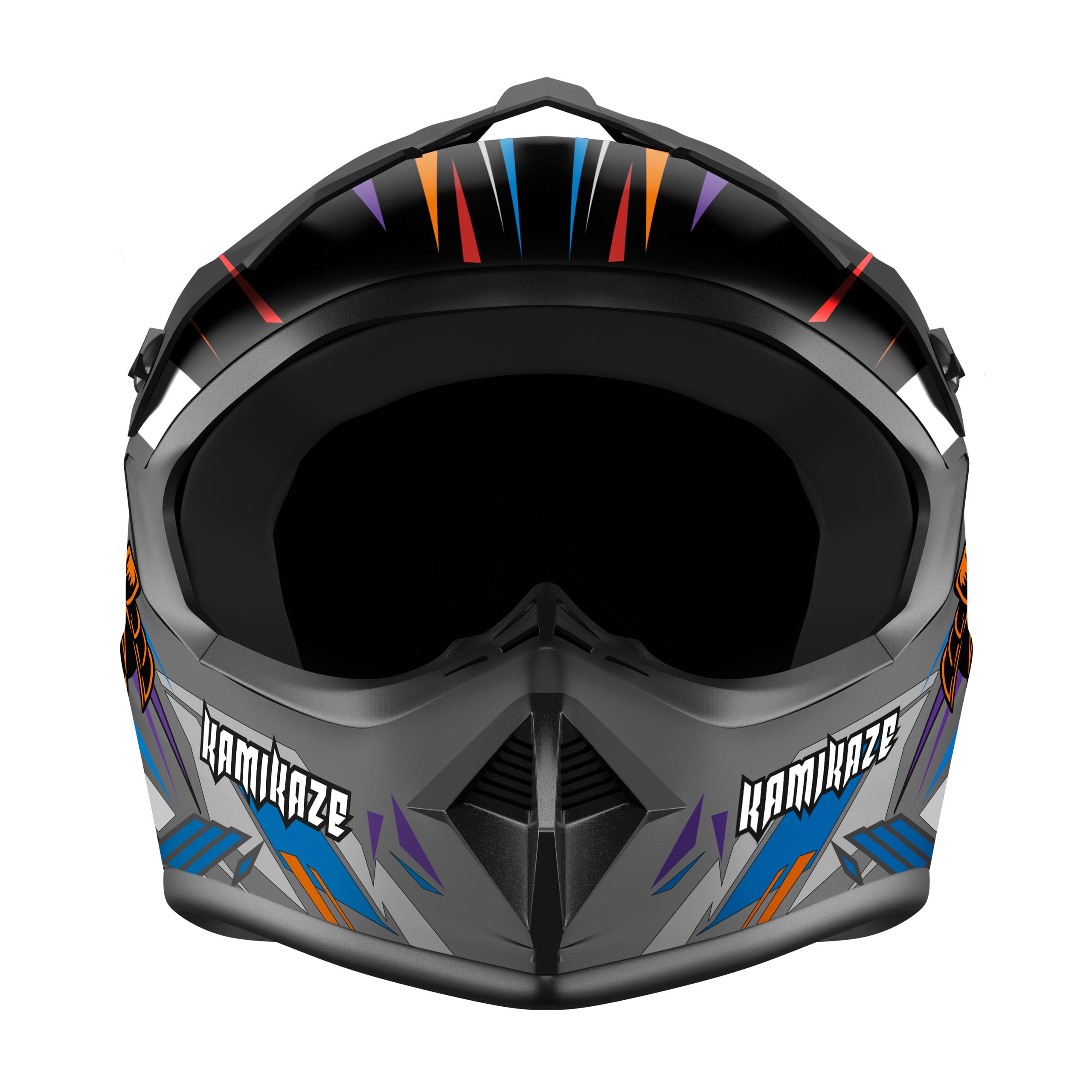 Casco integrale Kamikaze Ninja, taglie M, L e XL, casco protettivo per ciclismo, monopattino, BMX, enduro e downhill, leggero e resistente agli urti