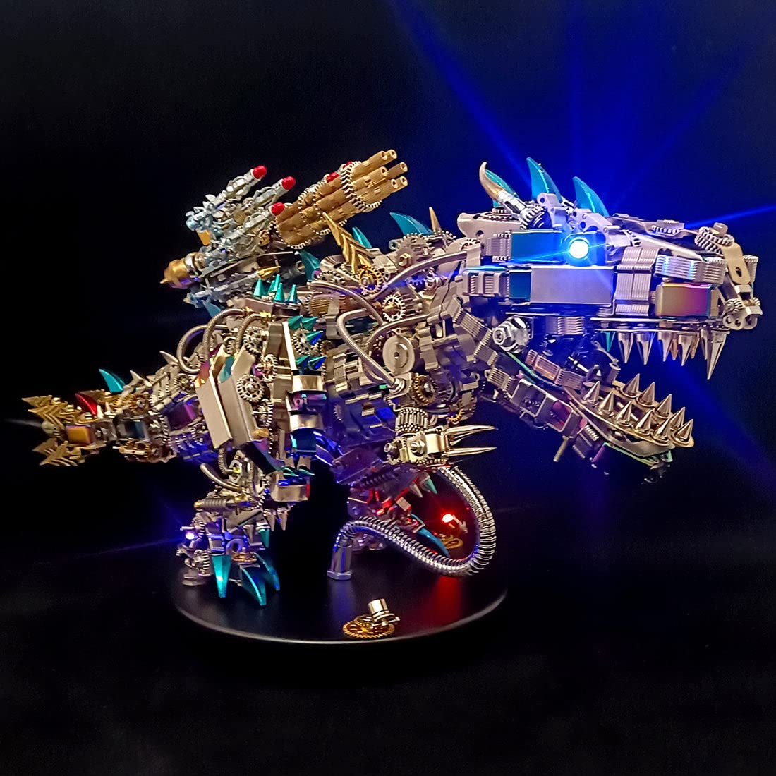 Zestaw narzędzi 3D puzzle metalowe 3D Puzzle metalowe Tyrannosaurus Rex zestaw modeli do składania Jigsaw-montaż rzemiosło dinozaurów łamigłówka