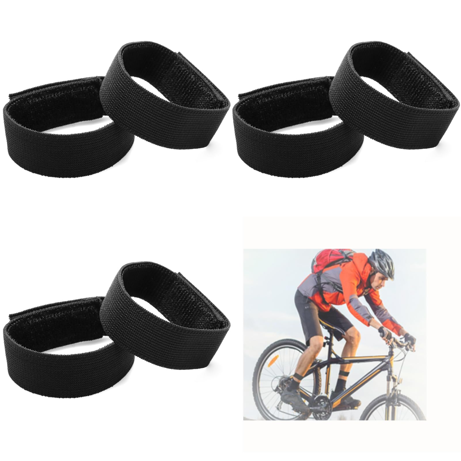 2 stuks fietsklem broekklem voor fiets broekklemmen