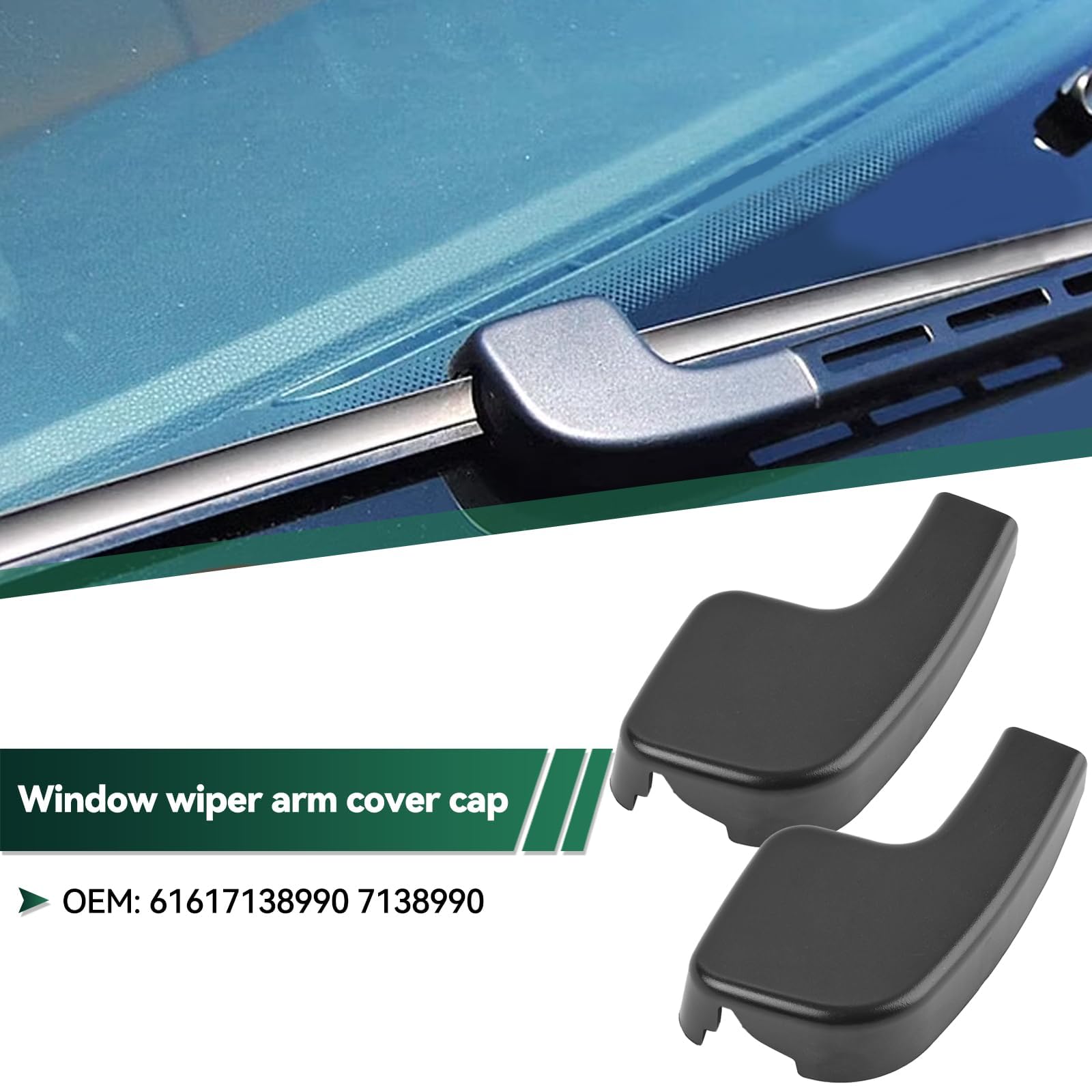 Tappo Braccio Tergicristallo Posteriore BMW - Compatibile E90 E91 E92 E93, Numero OE 61617138990