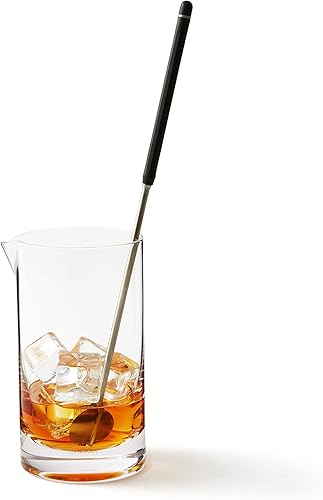 Miniatura 4 de Rabbit Cuchara giratoria de cóctel con mango giratorio, mezcla cócteles artesanales con precisión, utensilios de bar esenciales para remover bebidas