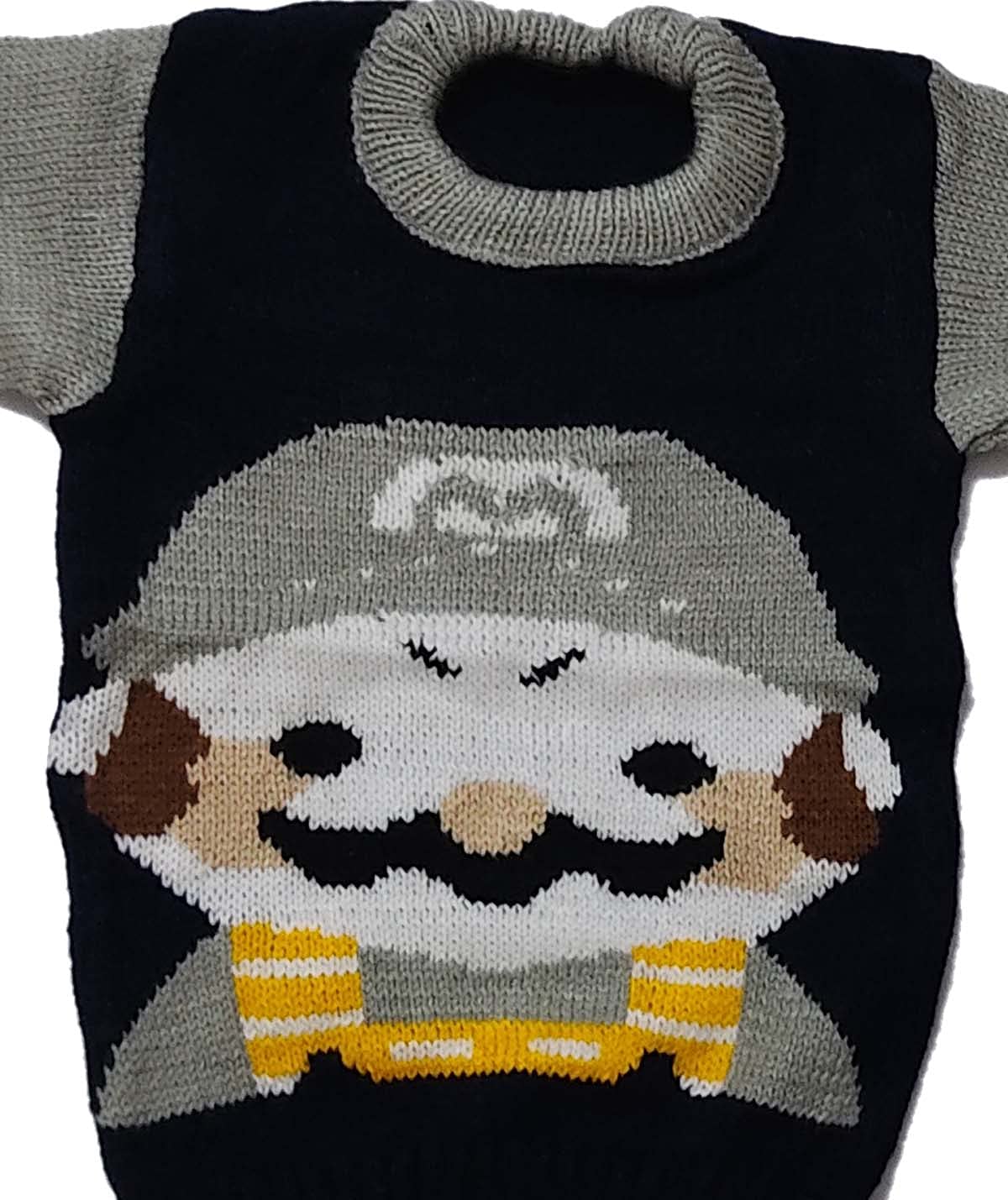 Cute Collection Woolen Sweater Cum Sweatshirt/Top for 12-18 Months Baby Boy's & Girls (Multicolor)