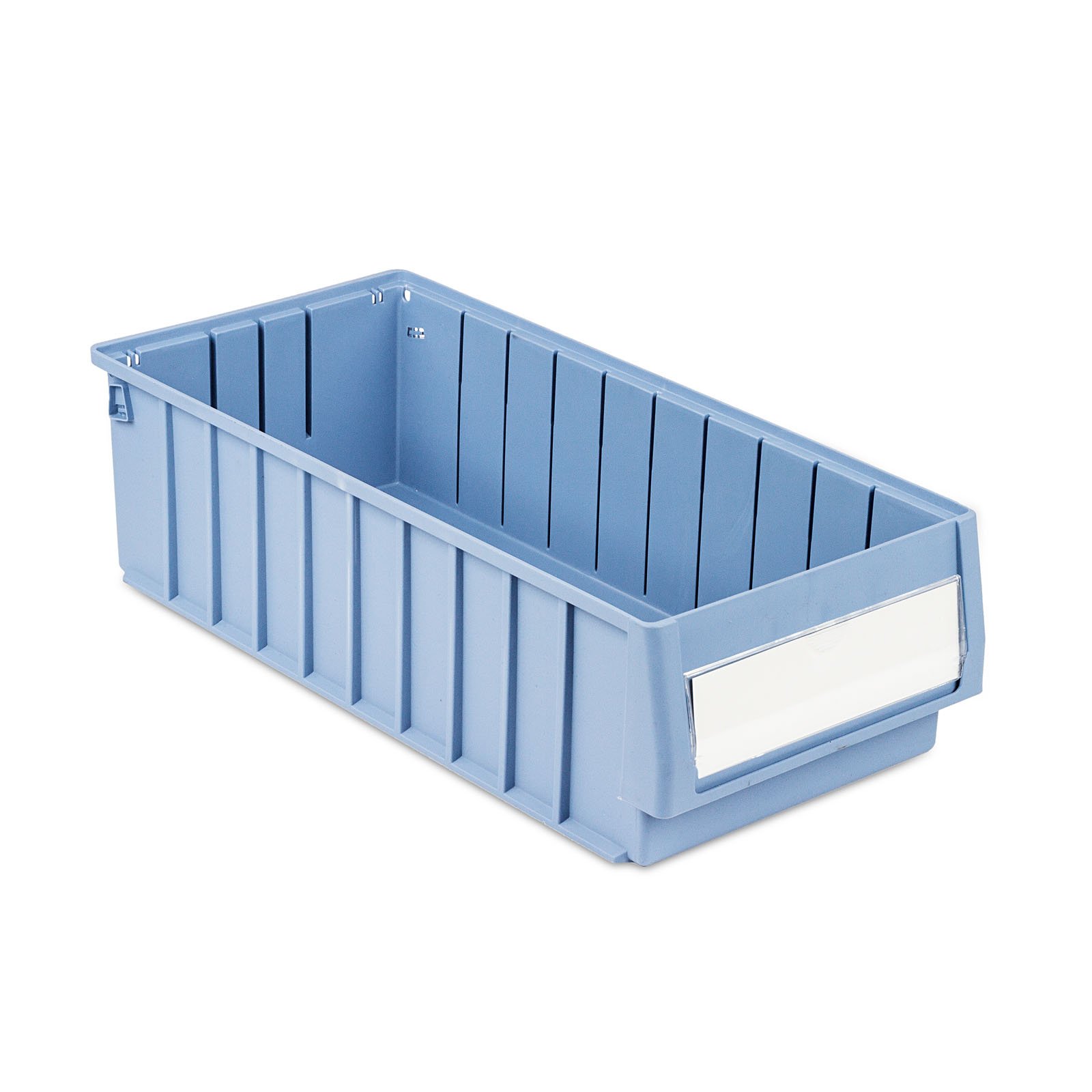 aidB Regalkasten 500 BH, 500x234x140 mm, breit, robuste Aufbewahrungsbox aus Kunststoff, stapelbare Lagerbox, ideal für die Industrie
