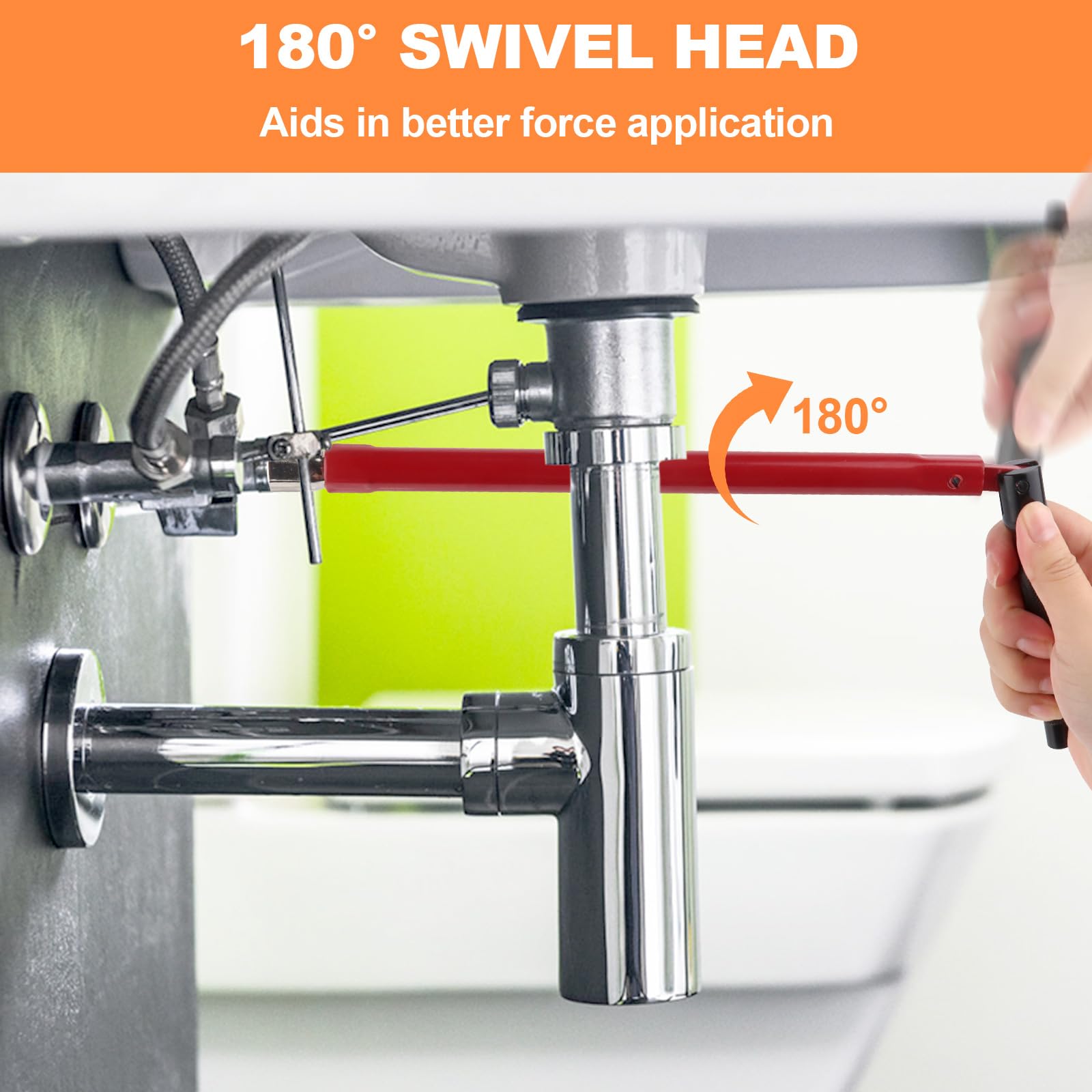 MXTIMWAN Chiave Rubinetto Lavello, Chiavi a Bussola 8-13 mm