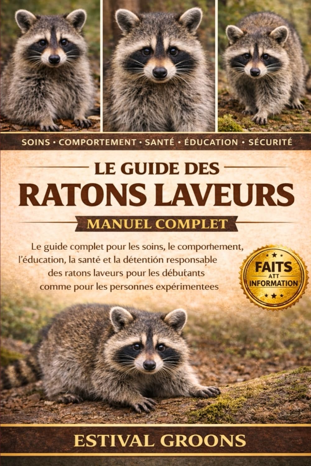 LE GUIDE DES RATONS LAVEURS MANUEL COMPLET: Le guide complet pour les soins, le comportement, l’éducation, la santé et la détention responsable des ... comme pour les personnes expérimentées
