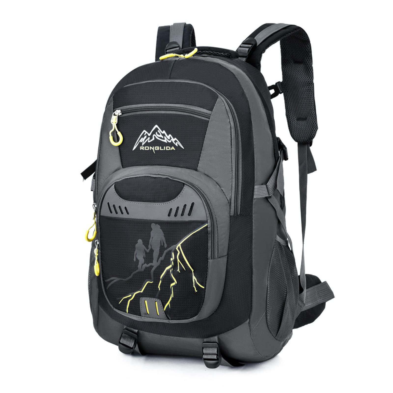 Zaino da escursionismo da uomo da 50 litri Zaino da alpinismo da viaggio Zaino da scuola Borsa sportiva Zaino da campeggio