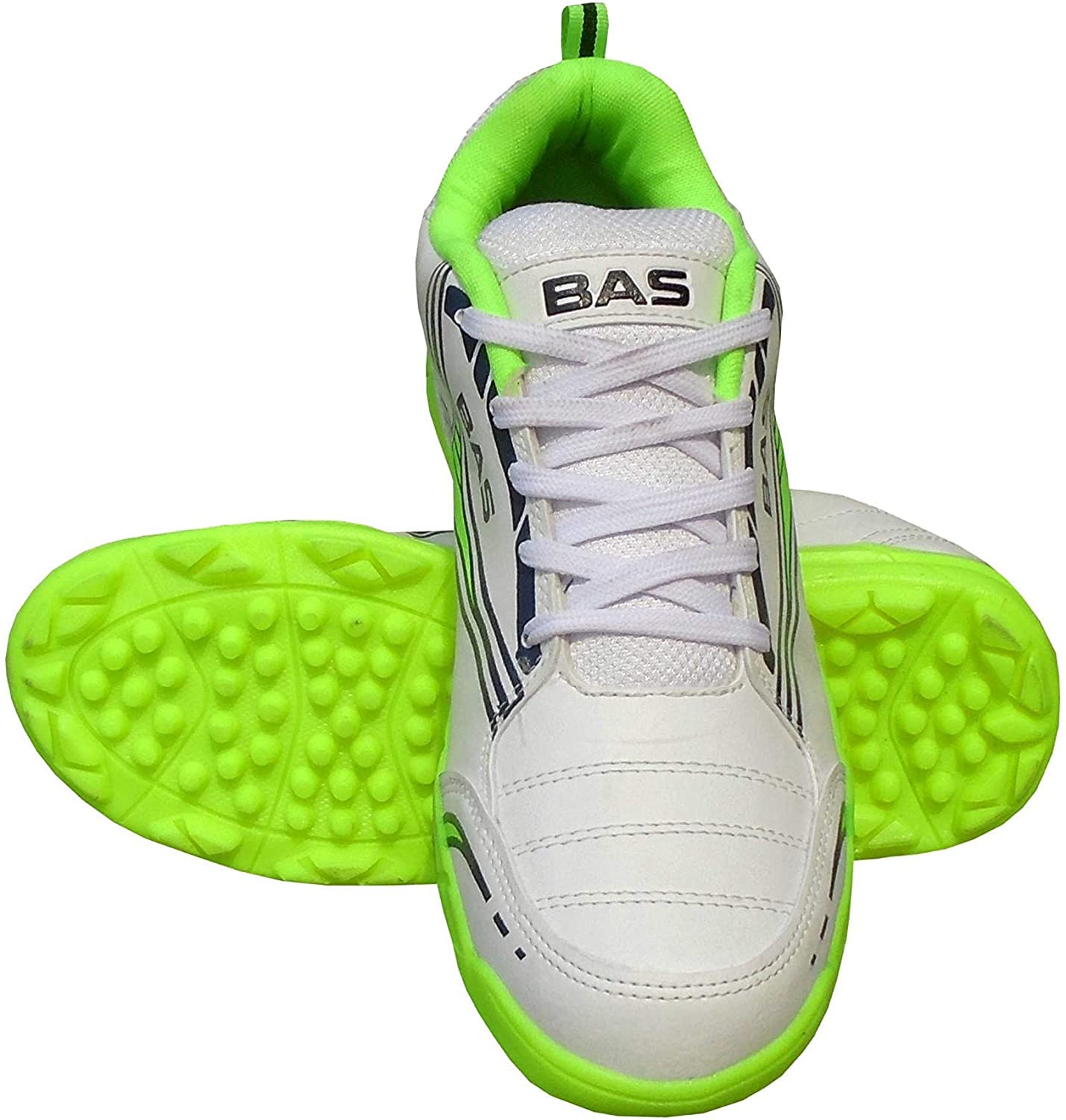 BAS Vampire ECO Cricket Shoes - for All Ages (7, Fluro Yellow-White) (B08LT8H3B8) Amazon Price History, Amazon Price Tracker