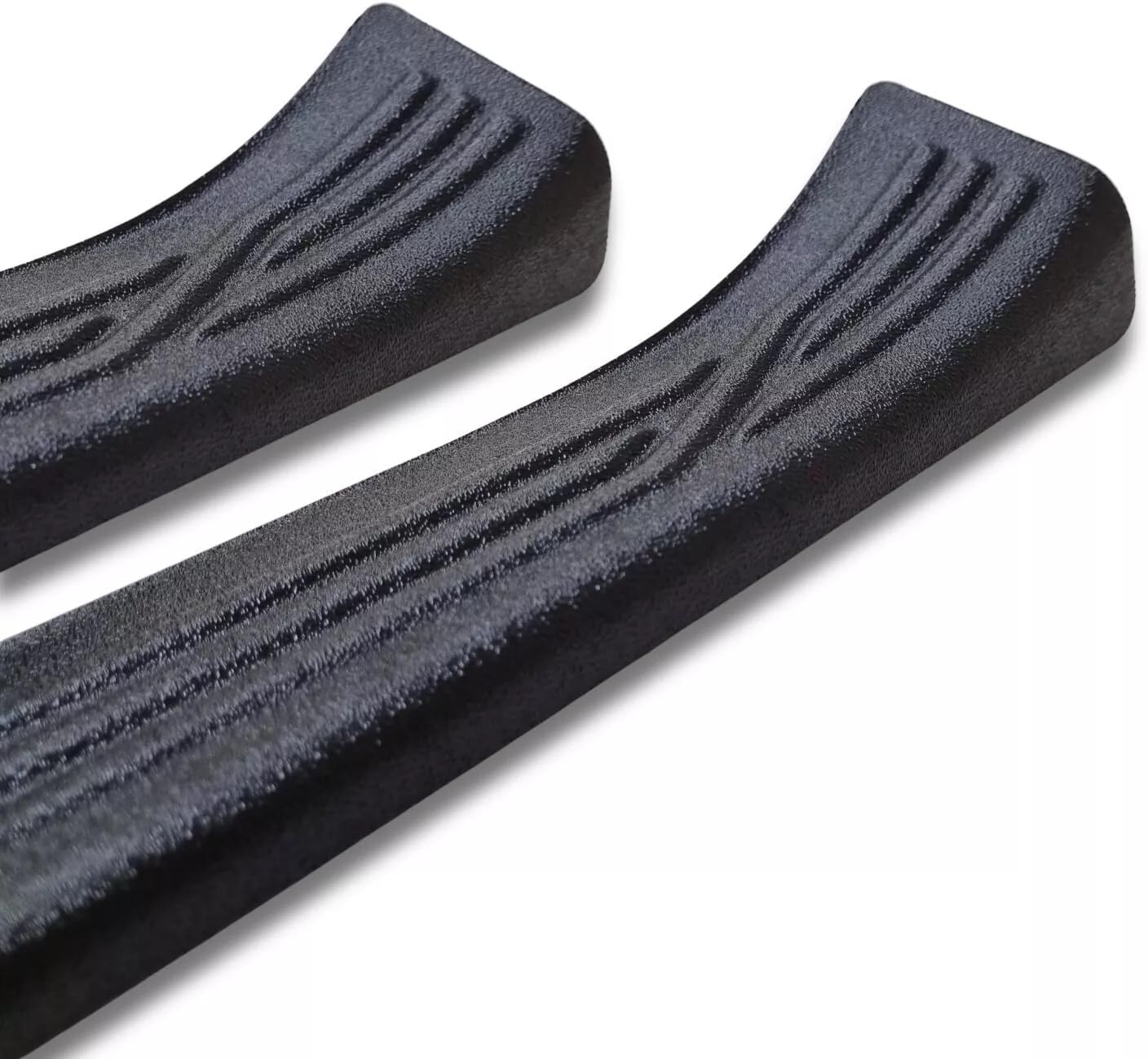 Door Sill Protector for Toyota RAV4 2019-2025, Black ABS-Plastic Automotive Door Entry Guard, Custom Fit Car Door Sill Protector with 3M Tape, Shagreen Cover, 2mm Thick Bolt-On Tuning