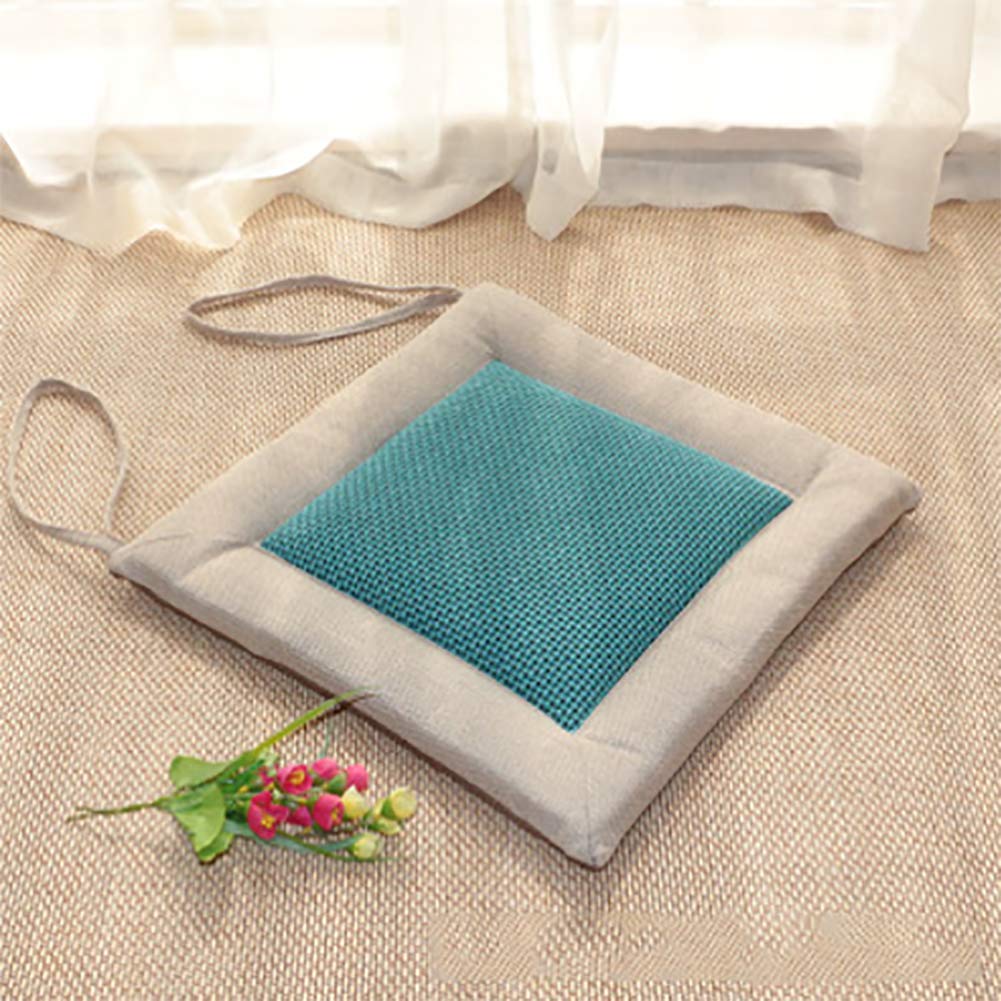 Coussin de chaise lavable avec liens lot de 4 assises épaisses de 40x40 cm pour maison