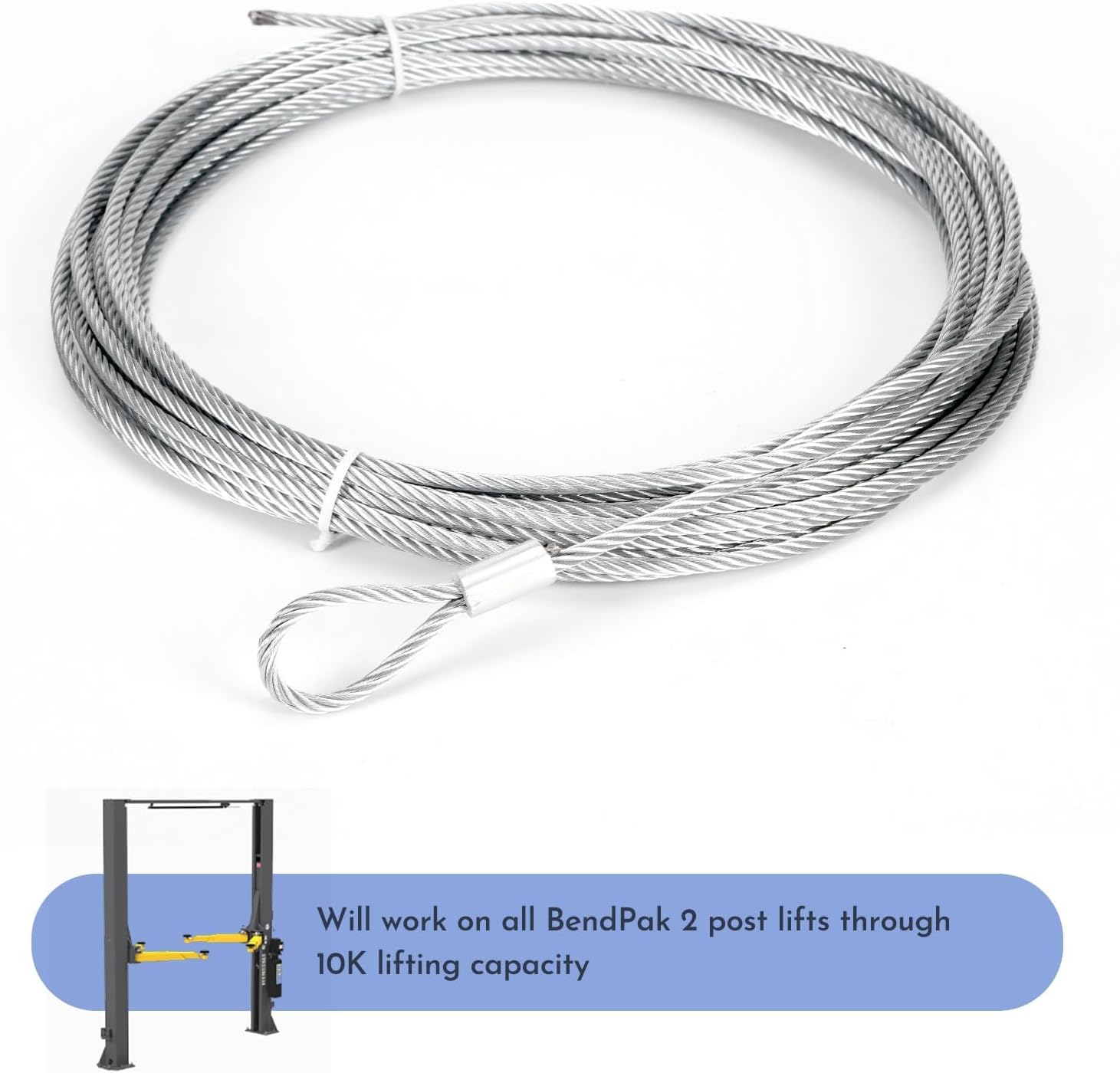 Automotive Lift Replace Parts 5595113,5595517 Lock Release Cable Compatible with BendPak 2 Post Lifts thru 10K capacity