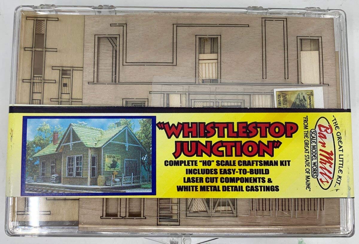 Bar Mills HO Scale Kit LaserCut Whistlestop Junction Toys & Games