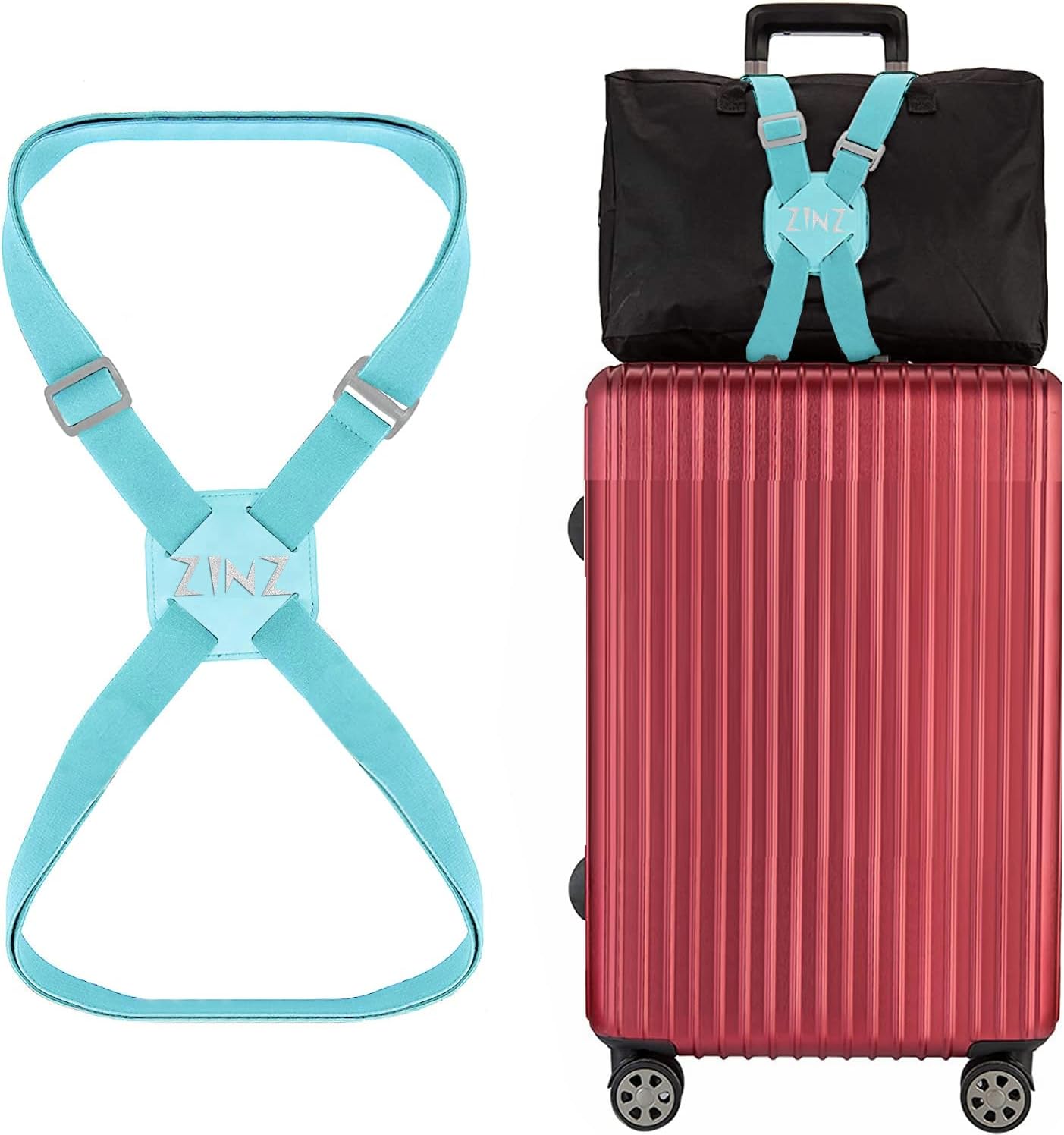Amazon.co.jp: ZINZ 旅行便利グッズ バッグとめるベルト 便利