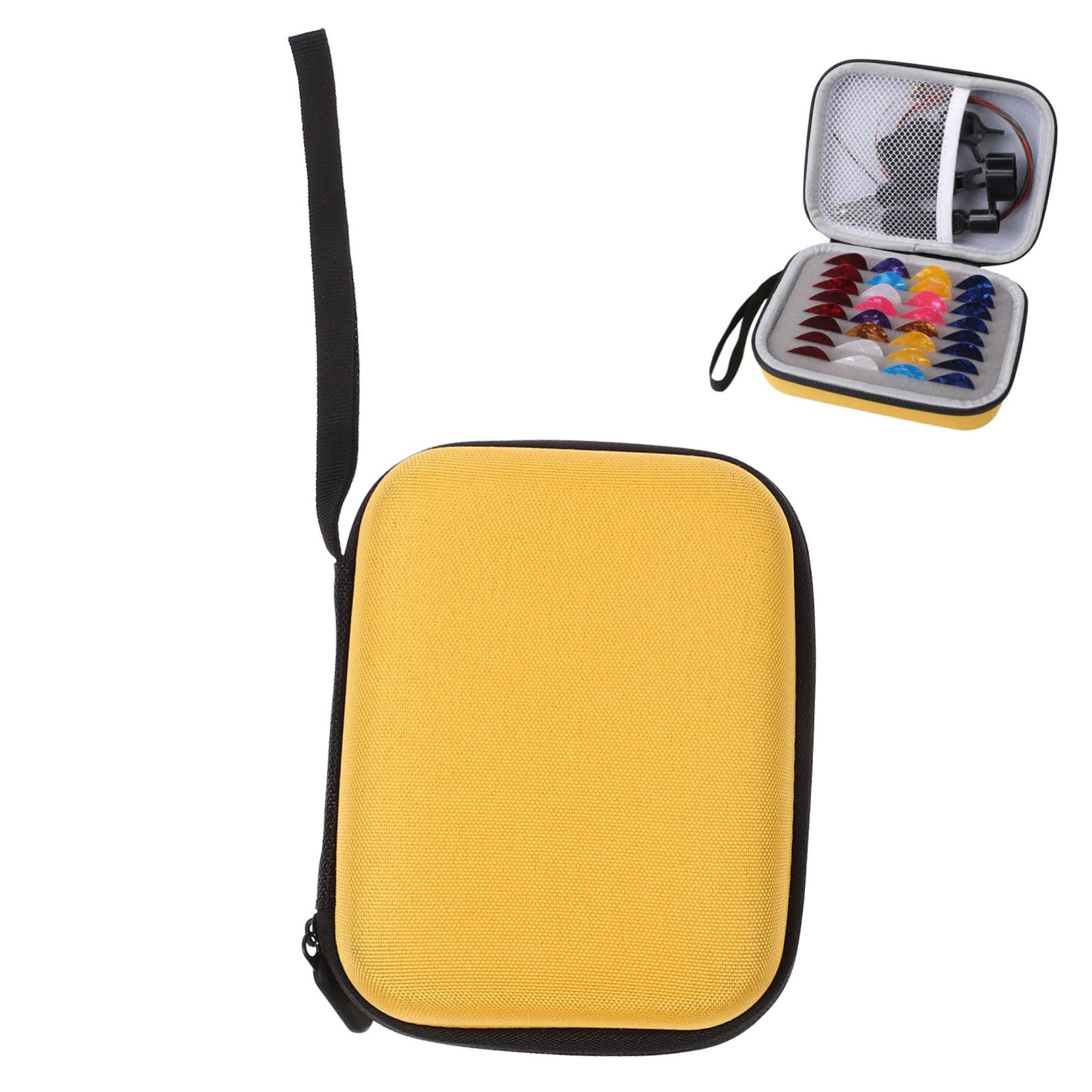 Levemolo Guitar Pick Holder Pouch Stylish Guitar Picks Storage Case Durable Organizer Accessories