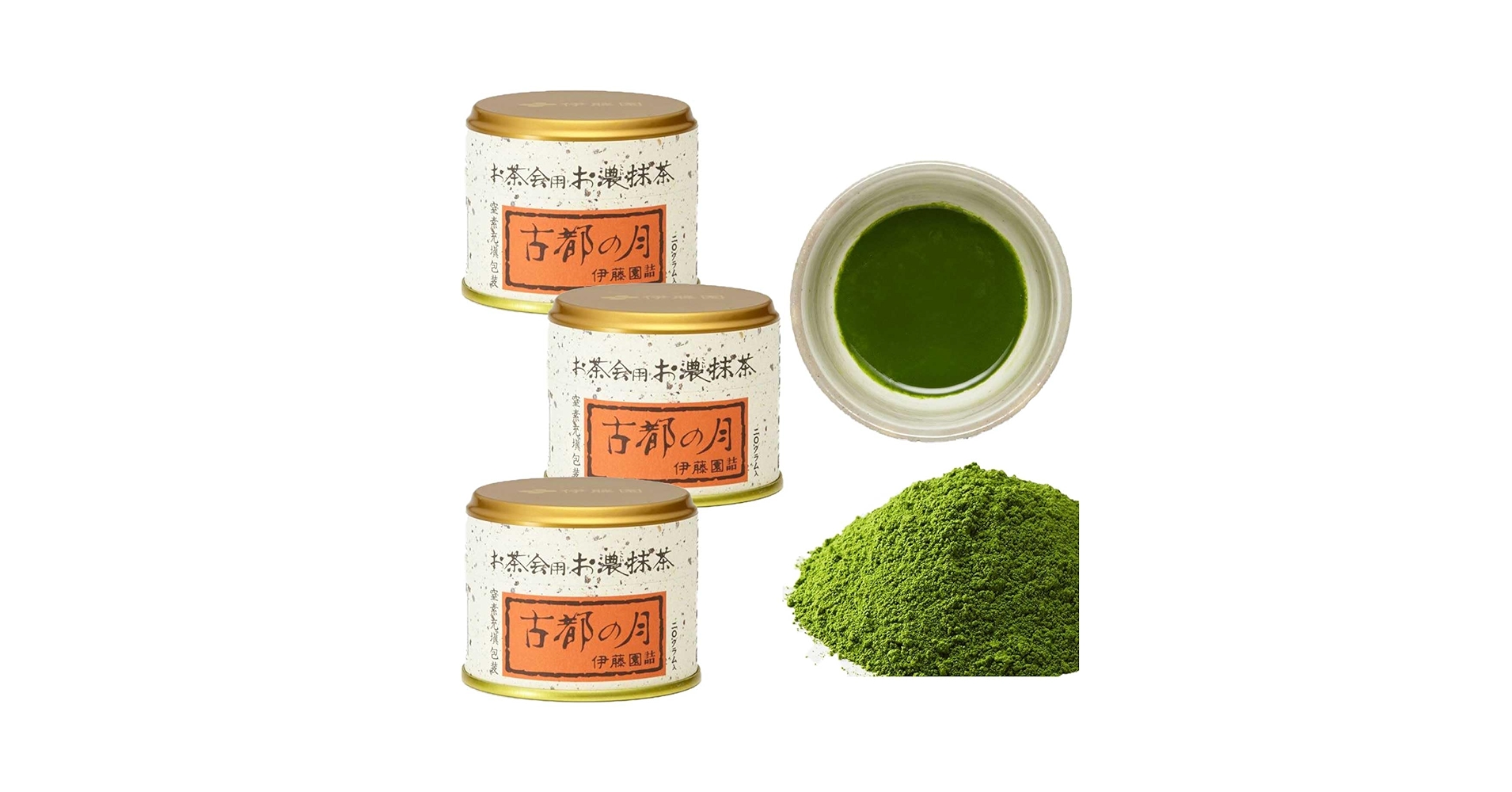 Amazon | 【伊藤園専門店 公式】古都の月 20g×3本 お茶会用 お濃