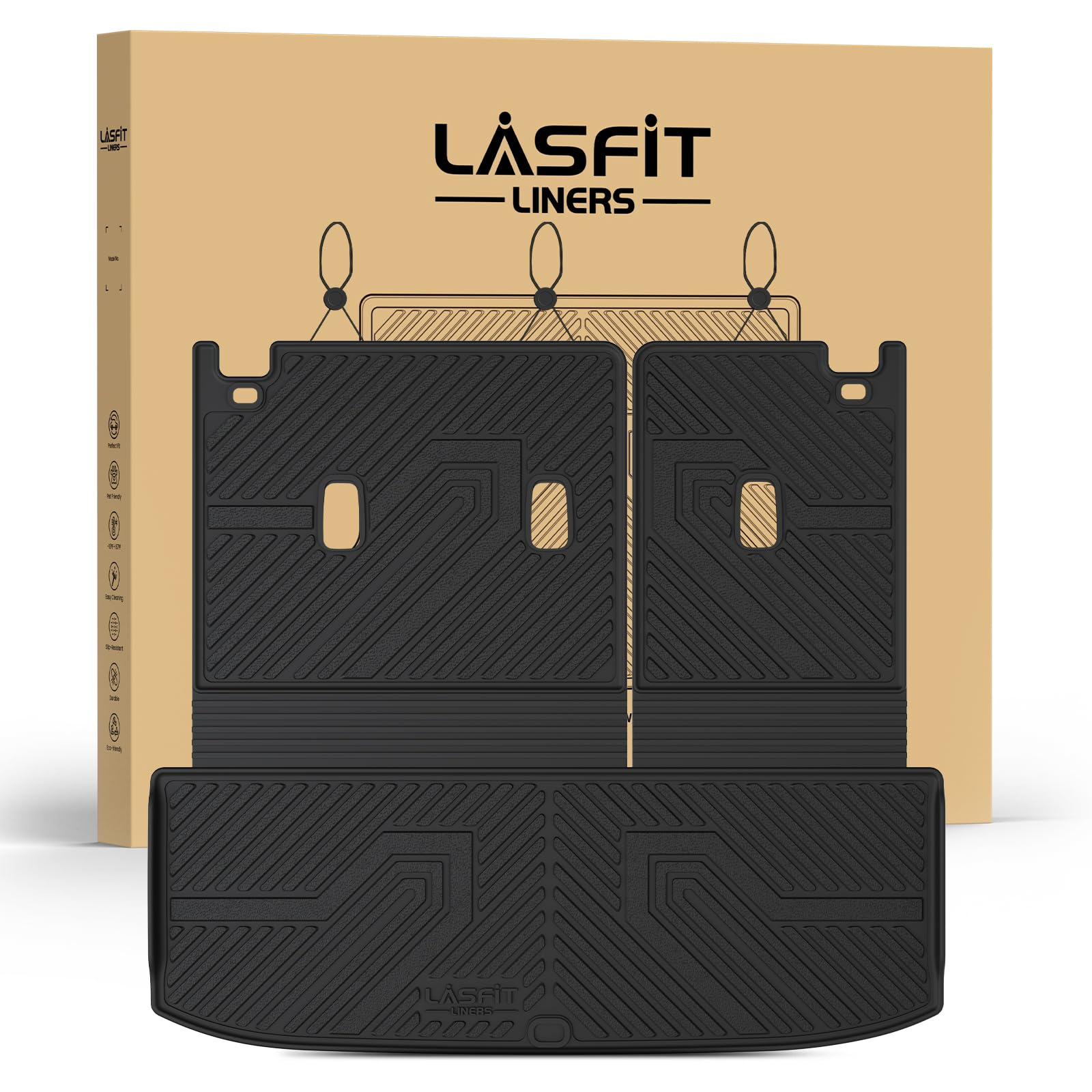 LASFIT Cargo Mats for Nissan Pathfinder 2026 2025 2024 2023 2022
