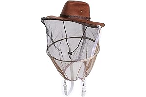 Cowboy Beekeeper Hat with Detachable Veil - Ultimate Protection for Beekeepers