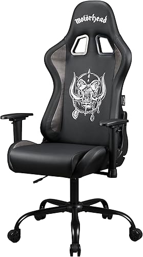 Miniatura 3 de Motorhead - Silla de juegos o silla de oficina, silla de jugador para adultos, asiento cómodo, reposacabezas integrado, reposabrazos y altura