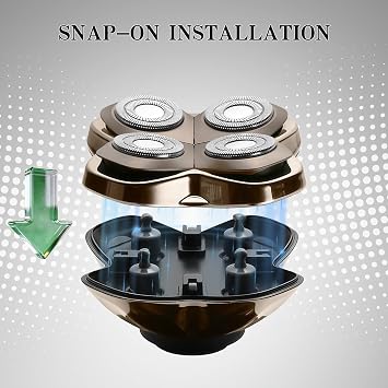 PRO4 Shaver Replacement Blade Compatible with Skull Pitbull Shaver,2-Pack