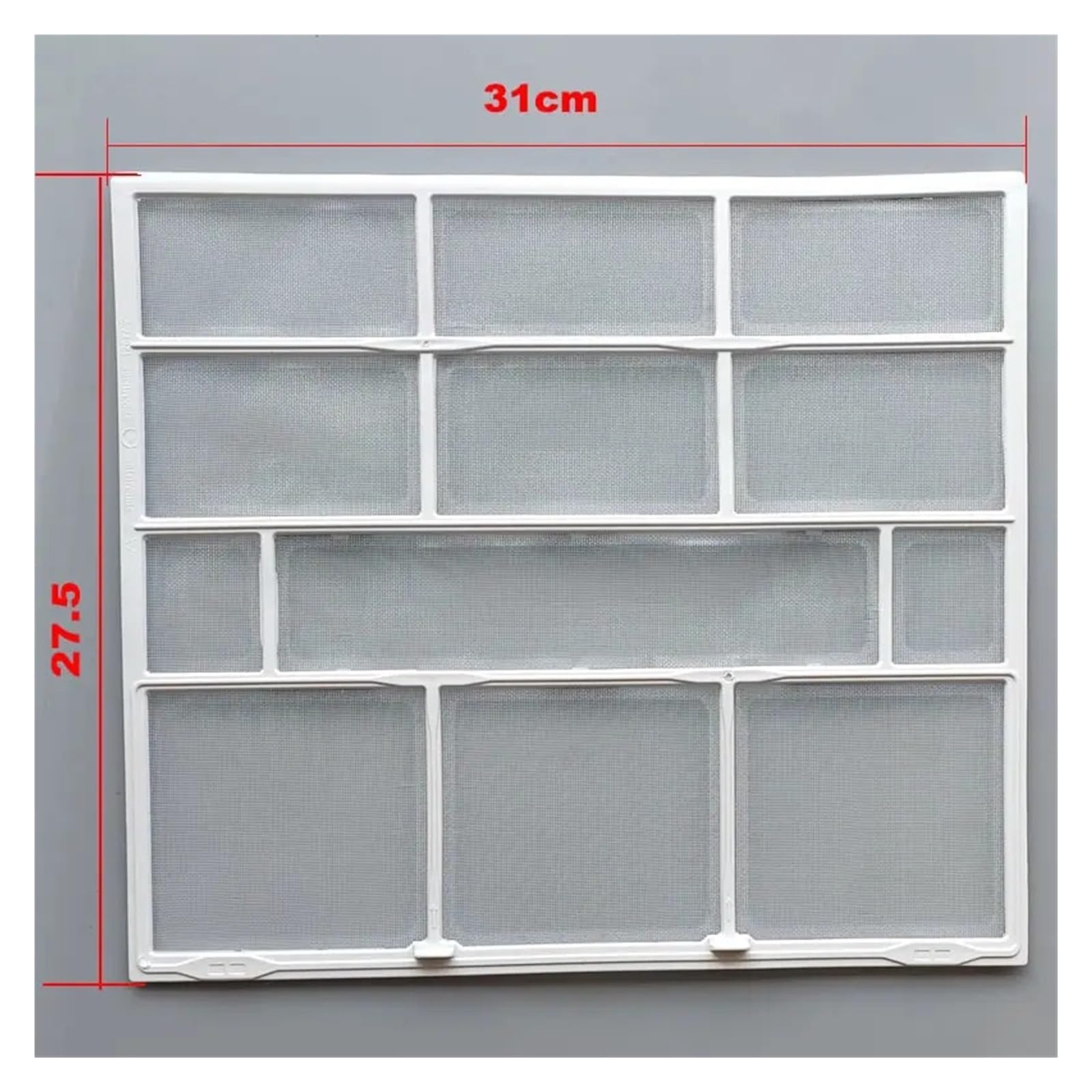 2 Pz/set Filtro Del Condizionatore D'aria Dimensioni 35,3X29 Cm, Compatibile for Gree, Componenti CA Domestici 1P/ 2P