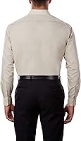 Vista 2 de Van Heusen - Camisa de vestir de popelina para hombre, ajuste estándar, unicolor