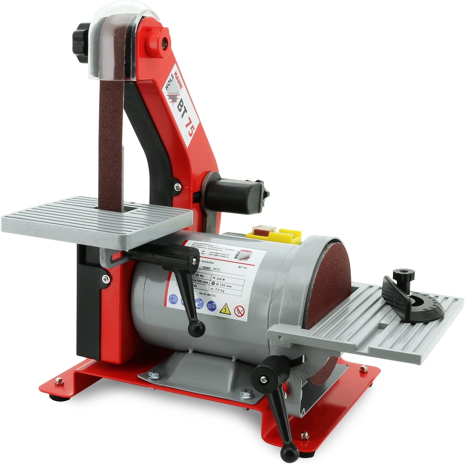 Holzmann Maschinen BT75_230V BT75_230V Belt and Disc Sander 250W 125mm