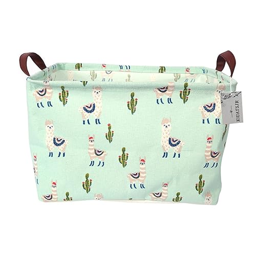 Cesta de almacenamiento de lona, plegable, organizador con contenedores