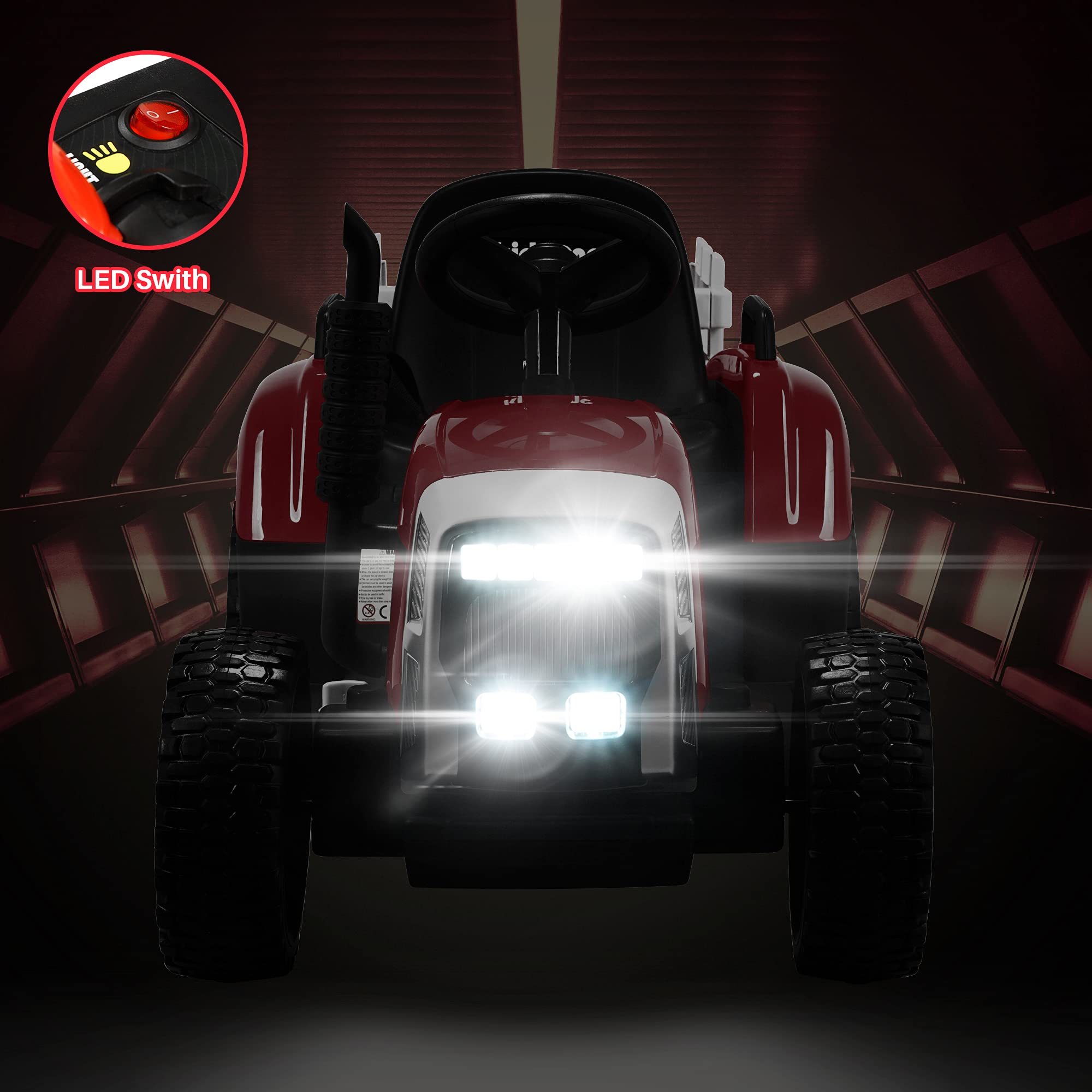 Kidzone Tractor eléctrico a...B08H1VTGTS