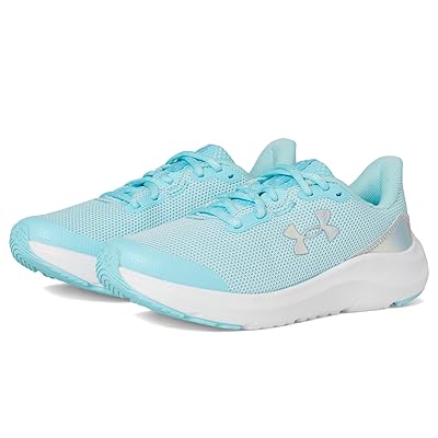 Under Armour Kids Pursuit 4 (Big Kid) Girls Shoes Stream/Stream/Iridescent