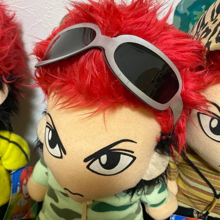 【希少、レア、タグ付き】2000年製 hide 人形 ぬいぐるみ Amazon.co.jp: タグ付き hide ぬいぐるみ3種 2000 ヒデ XJAPAN