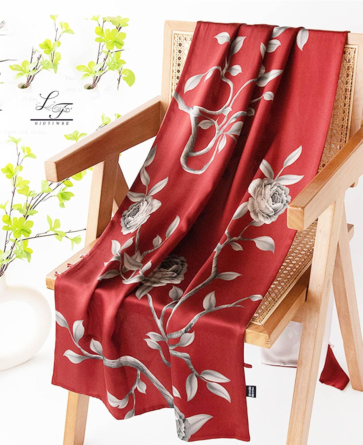 Shawl Scarf For Women Lightweight Scarves Floral Pattern Formal Evening Dressesformal Shawl Summer Wraps - Image 4