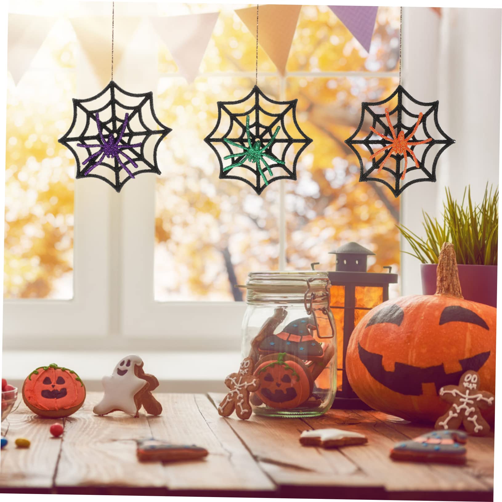Cabilock 3 Set Di Ragni Realistici Simulazioni Di Ragnatele Decorazioni Per Halloween Spaventose
