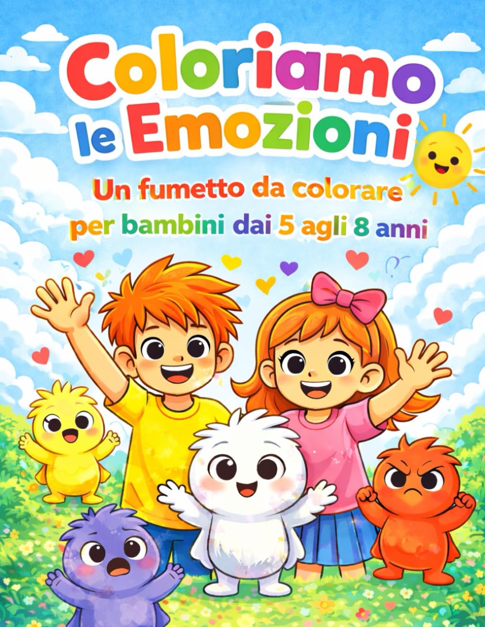 Coloriamo le Emozioni: Un fumetto da colorare per bambini dai 5 agli 8 anni