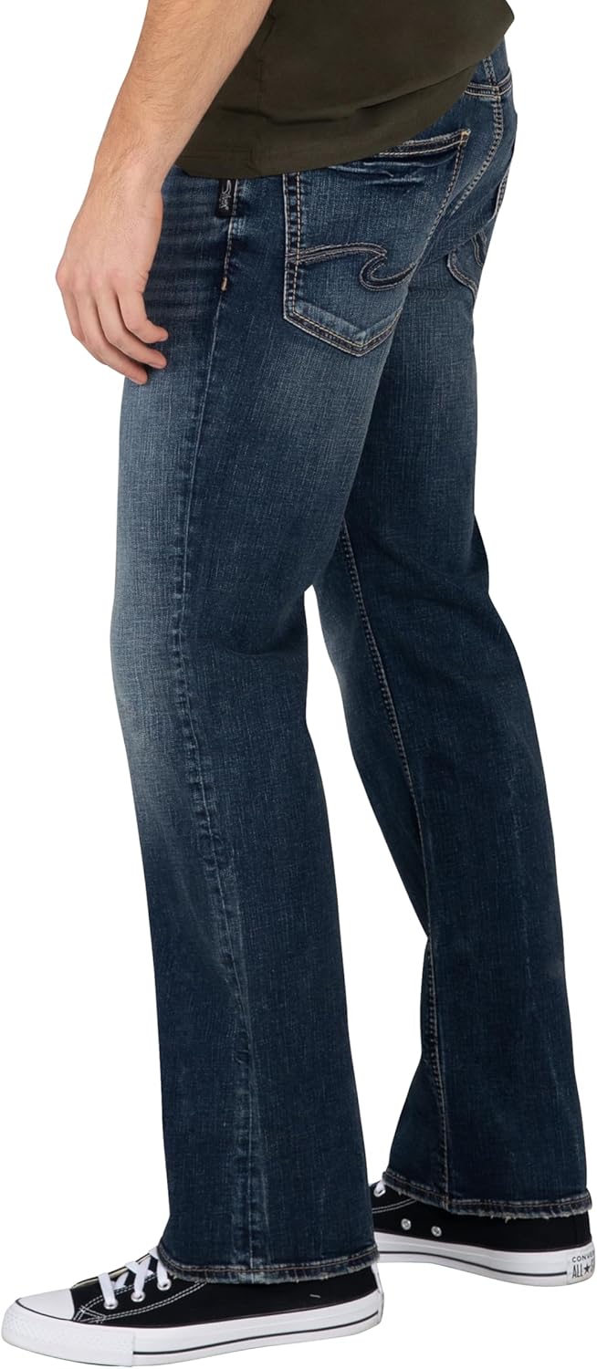Silver Jeans Co. Mens Craig Easy Fit Bootcut Jeans - Image 2