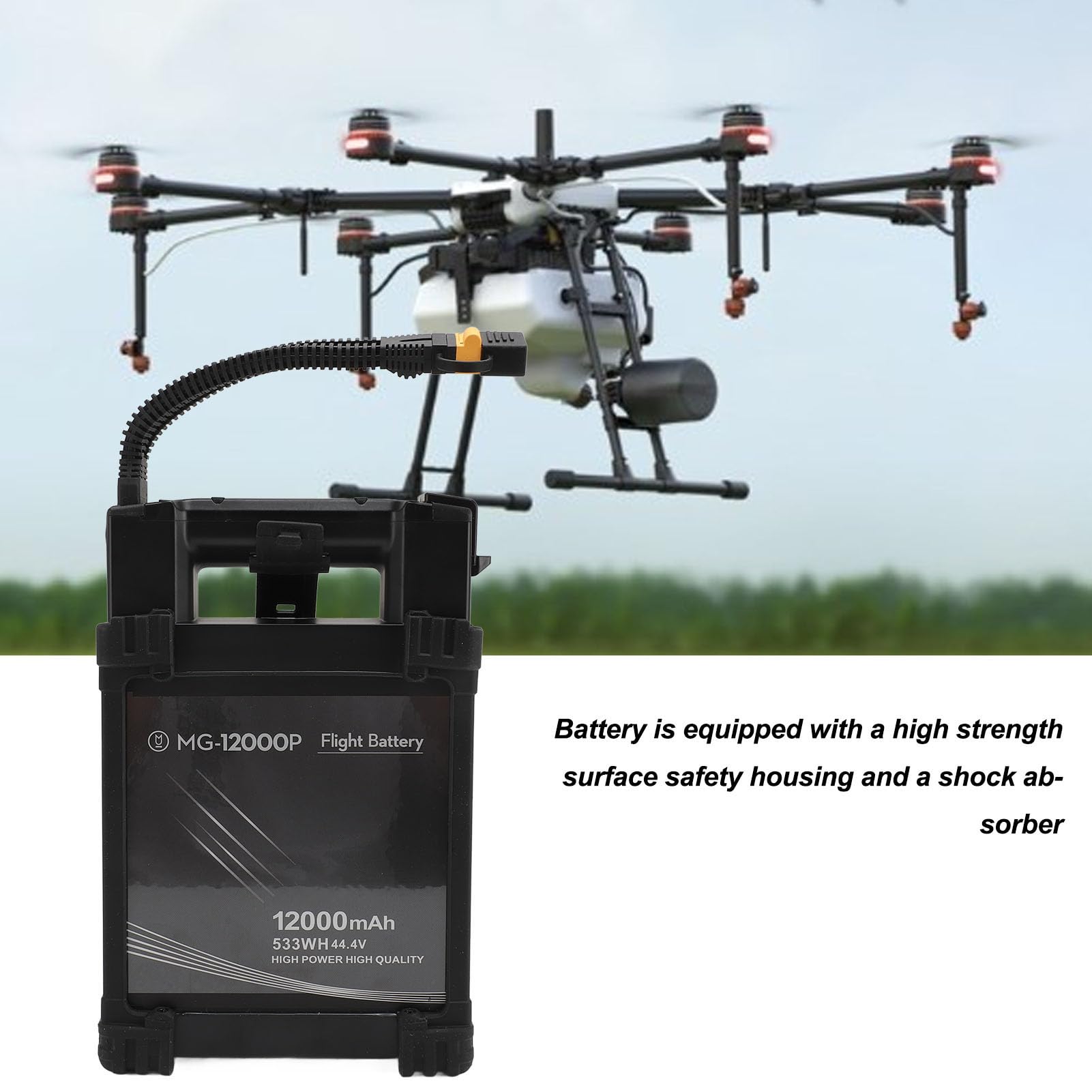 Cocoarm Batería para Dron Agrícola, 12000mAh para MG 1P 1S 1A