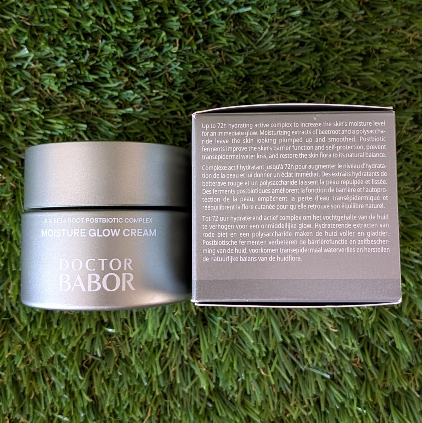 BABOR DOCTOR Microbiomic Moisture Glow Cream (15ml) - Vegan Face Cream with Beetroot Complex and Hyaluronic Acid - Professional Skincare for Dry Skin, Travel Size