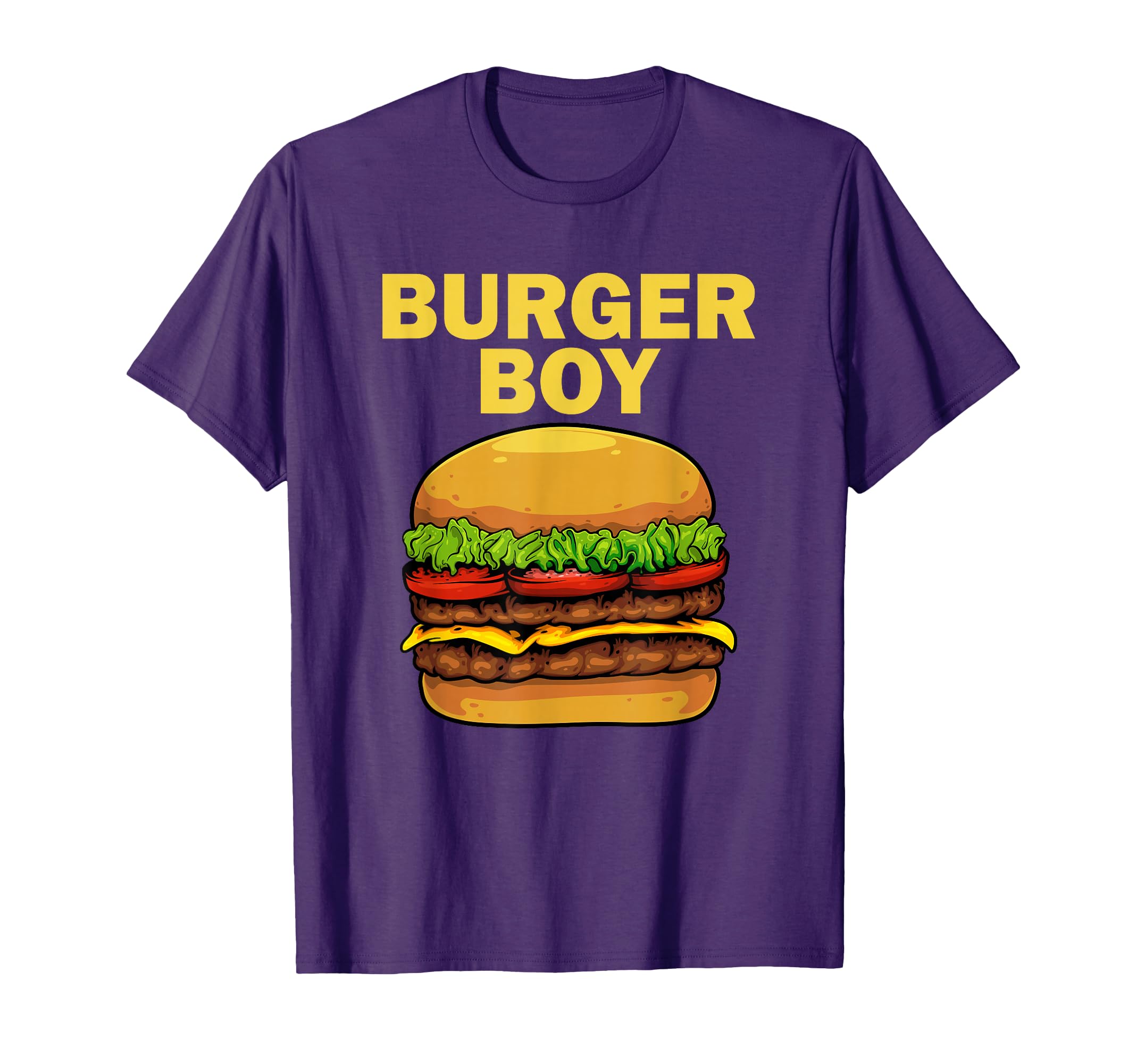 Cool Burger Art for Boys Men Hamburger Cheeseburger Lovers T-Shirt