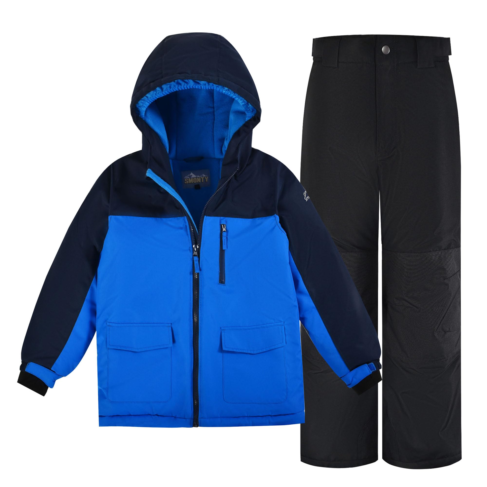 CHALET Jungen Schneeanzug mit Kapuze Wasserabweisender Skianzug Winddichter Winteranzug