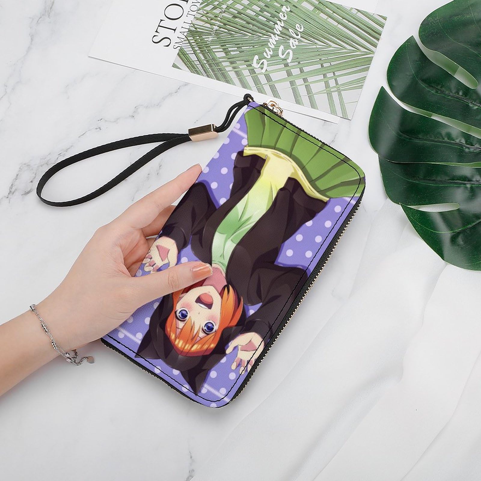 Amazon | [GNREJGF] 五等分の花嫁 中野 四葉 財布 メンズ 長財布 うす