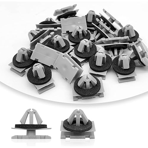 20Pcs Rocker Moulding Clip & Fender Exterior Trim Clips Compatible with Jeep Grand Cherokee Compass 68172491AA 68271803AA 68395627AA GM 11571175 19352782