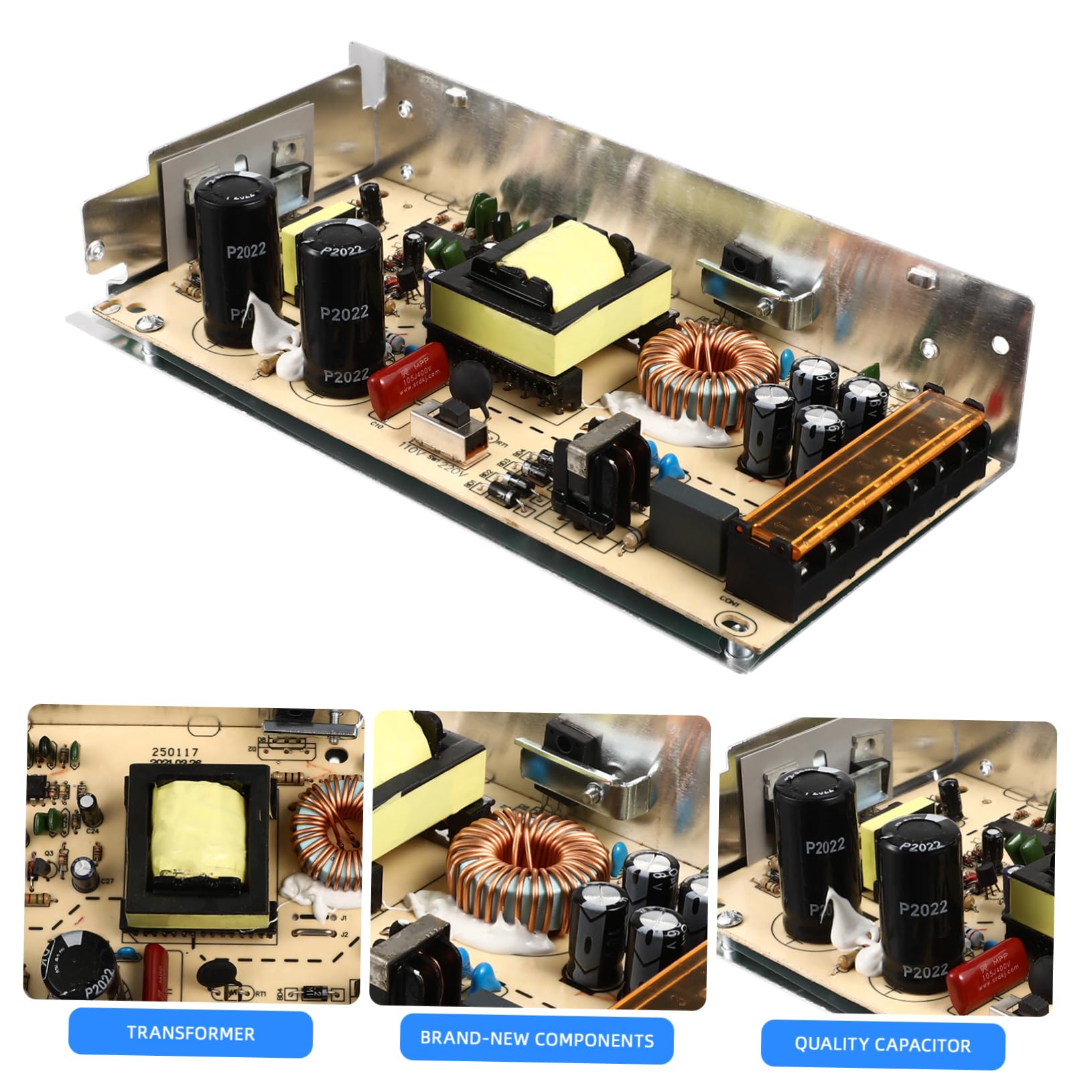 Adaptador de Fuente 120w de Hierro Plata, Convertidor de Corriente