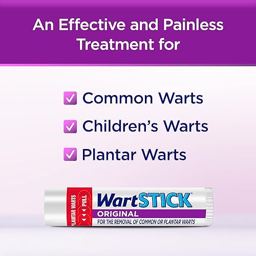 Miniatura 7 de WartStick para eliminar verrugas comunes y plantares, barra de máximo poder, ácido salicílico, 0.17 onzas, paquete de de 1